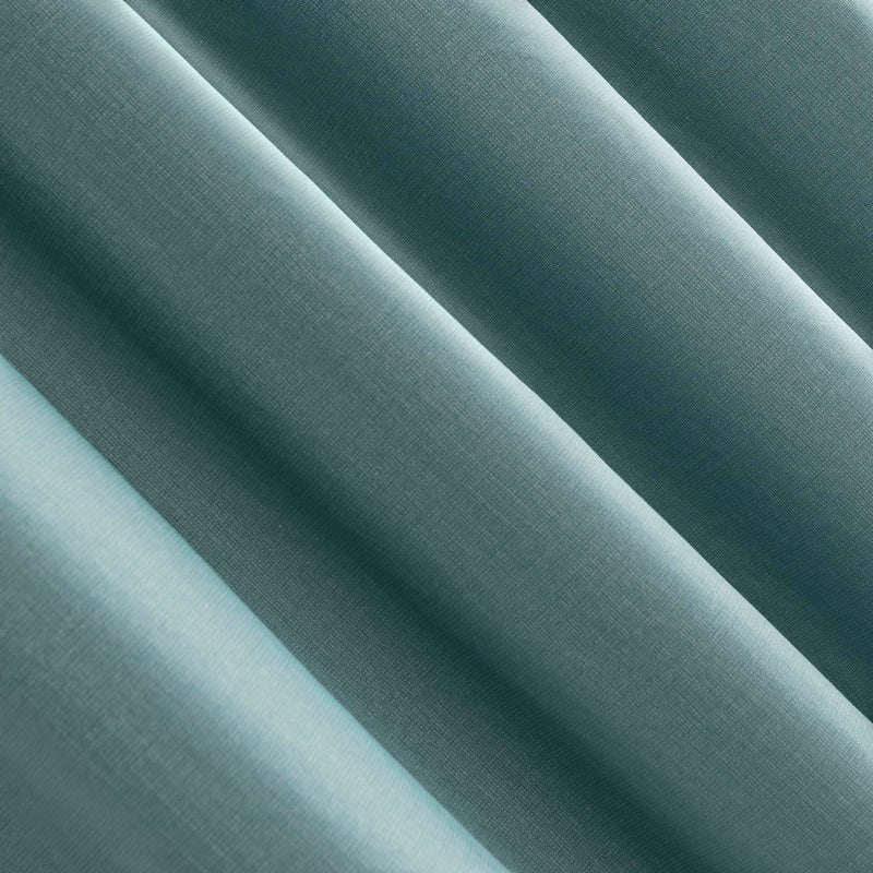 Sun Zero Columbia 2-Pack Thermal Energy Saving 100% Blackout Grommet Curtain Panel Pair, 50" x 84", Misty Blue - Image 4